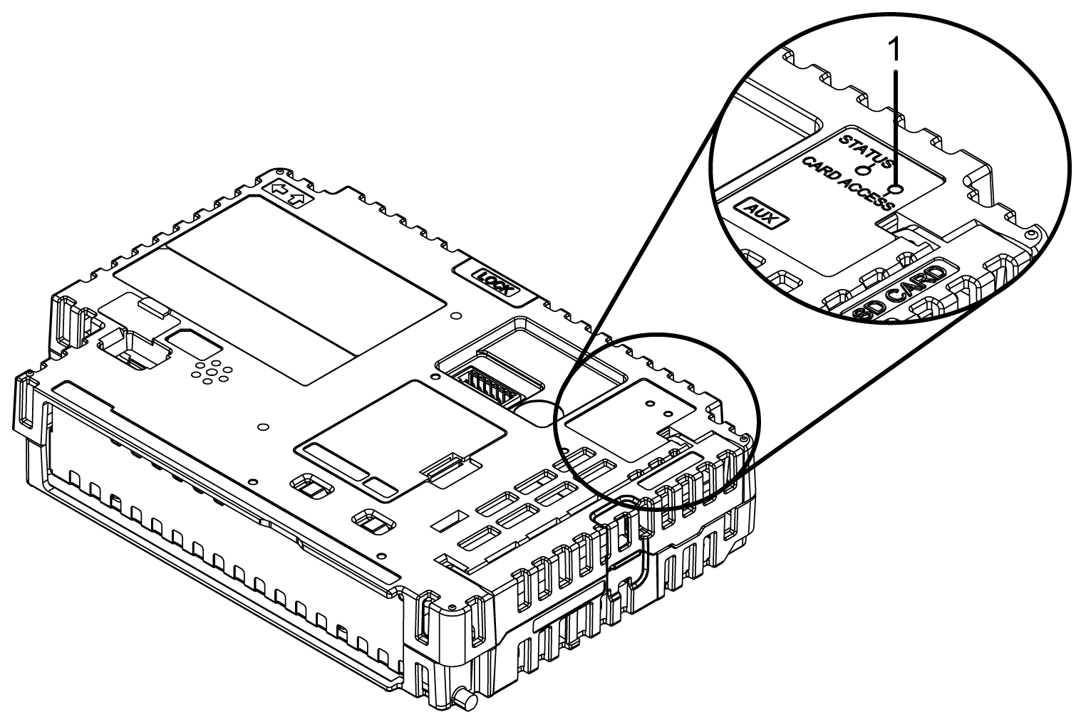 Entfernen der SDKarte
